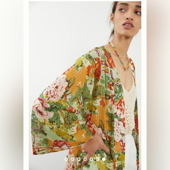 Anthropologie Tops - * SOLD ON INSTAGRAM* Anthropologie Floral Duster Kimono